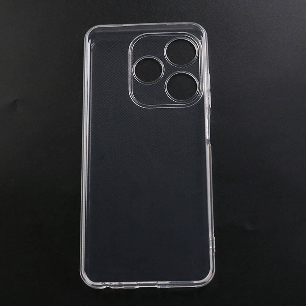 Tecno Spark 10C Kılıf Zore Süper Silikon Kapak Renksiz