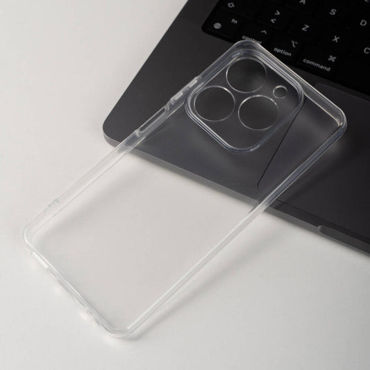 Tecno Spark 20 Kılıf Zore 2mm Anti Shock Silikon Renksiz