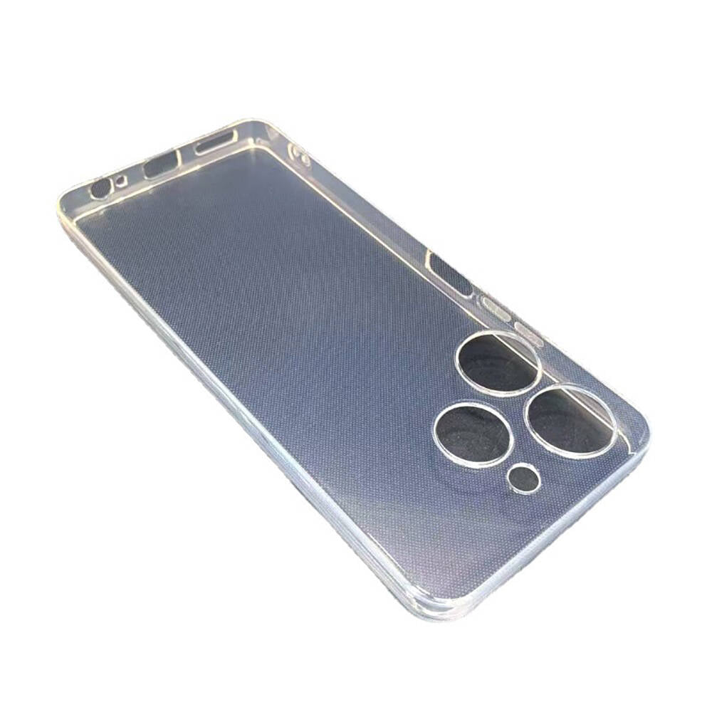 Tecno Spark 20 Pro 5G Kılıf Zore Süper Silikon Kapak Şeffaf