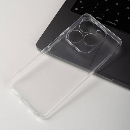 Tecno Spark 20C Kılıf Zore 2mm Anti Shock Silikon Renksiz