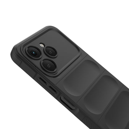 Tecno Spark 40 Kılıf Esnek TPU Oyuklu Arka Yüzey Tasarımlı Zore Etnik Silikon Kapak Koyu Yeşil