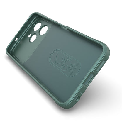 Tecno Spark 40 Kılıf Esnek TPU Oyuklu Arka Yüzey Tasarımlı Zore Etnik Silikon Kapak Lacivert