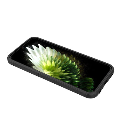 Tecno Spark 40 Pro Kılıf Esnek TPU Oyuklu Arka Yüzey Tasarımlı Zore Etnik Silikon Kapak Koyu Yeşil