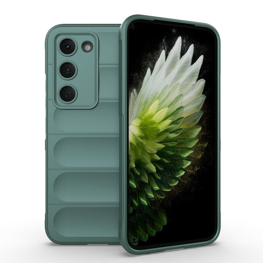 Tecno Spark 40 Pro Kılıf Esnek TPU Oyuklu Arka Yüzey Tasarımlı Zore Etnik Silikon Kapak Siyah