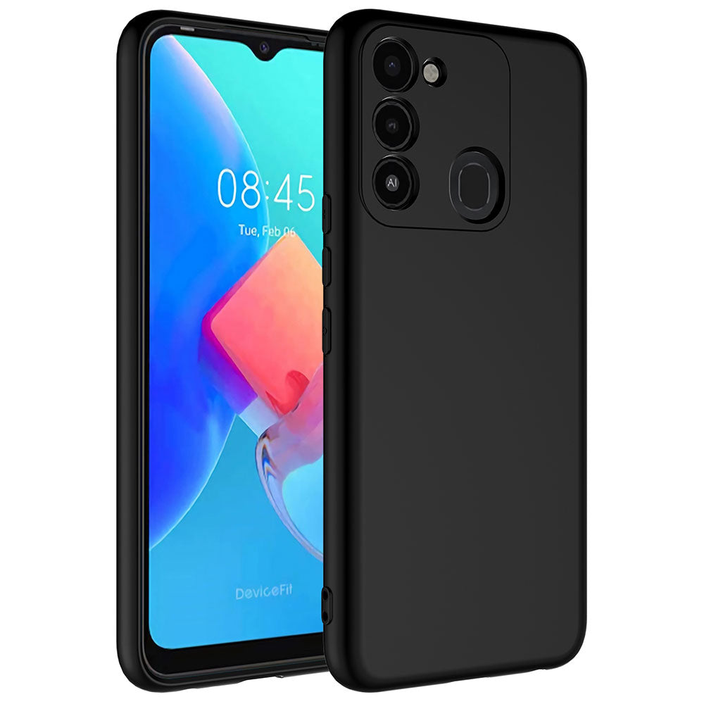 Tecno Spark 8C Kılıf Zore Mara Lansman Kapak Siyah