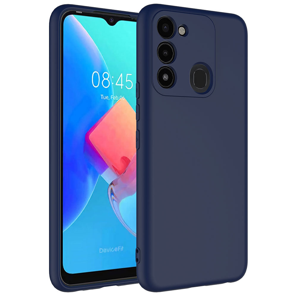Tecno Spark 8C Kılıf Zore Mara Lansman Kapak Lacivert