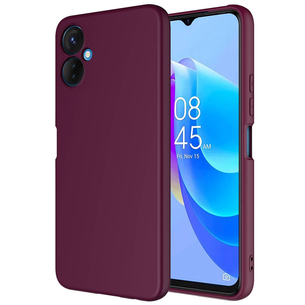 Tecno Spark 9 Pro Kılıf Zore Mara Lansman Kapak Koyu Mor