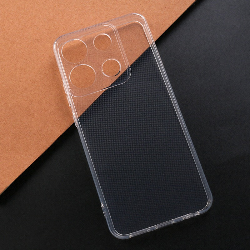 Tecno Spark Go 2023 Kılıf Zore Süper Silikon Kapak Renksiz