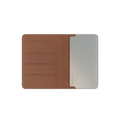 Uniq Belmont RFID-Block Apple Find My Özellikli Vegan Deri Kart ve Pasaport Tutucu