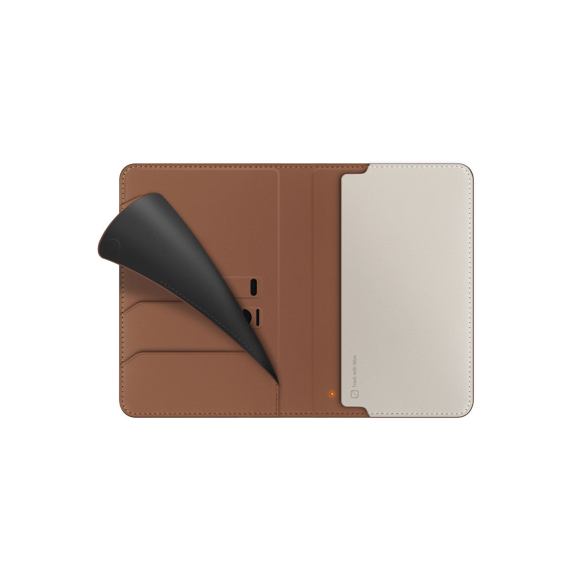 Uniq Belmont RFID-Block Apple Find My Özellikli Vegan Deri Kart ve Pasaport Tutucu