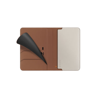 Uniq Belmont RFID-Block Apple Find My Özellikli Vegan Deri Kart ve Pasaport Tutucu