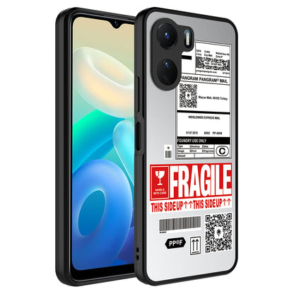 Vivo Y16 Kılıf Aynalı Desenli Kamera Korumalı Parlak Zore Mirror Kapak Fragile