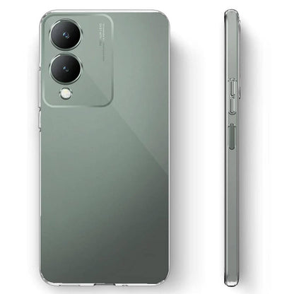 Vivo Y17S Kılıf Zore Süper Silikon Kapak Renksiz