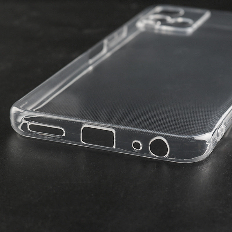 Vivo Y21S Kılıf Zore Süper Silikon Kapak Renksiz