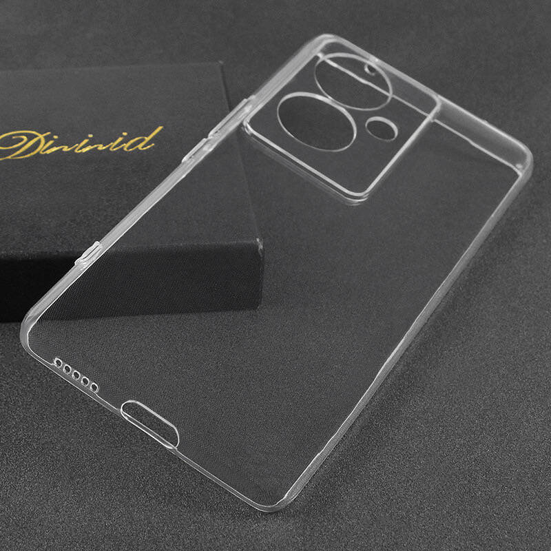 Vivo V29 Lite 5G Kılıf Zore Süper Silikon Kapak Renksiz