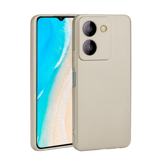 Vivo Y36 4G Kılıf Zore Premier Silikon Kapak Gold