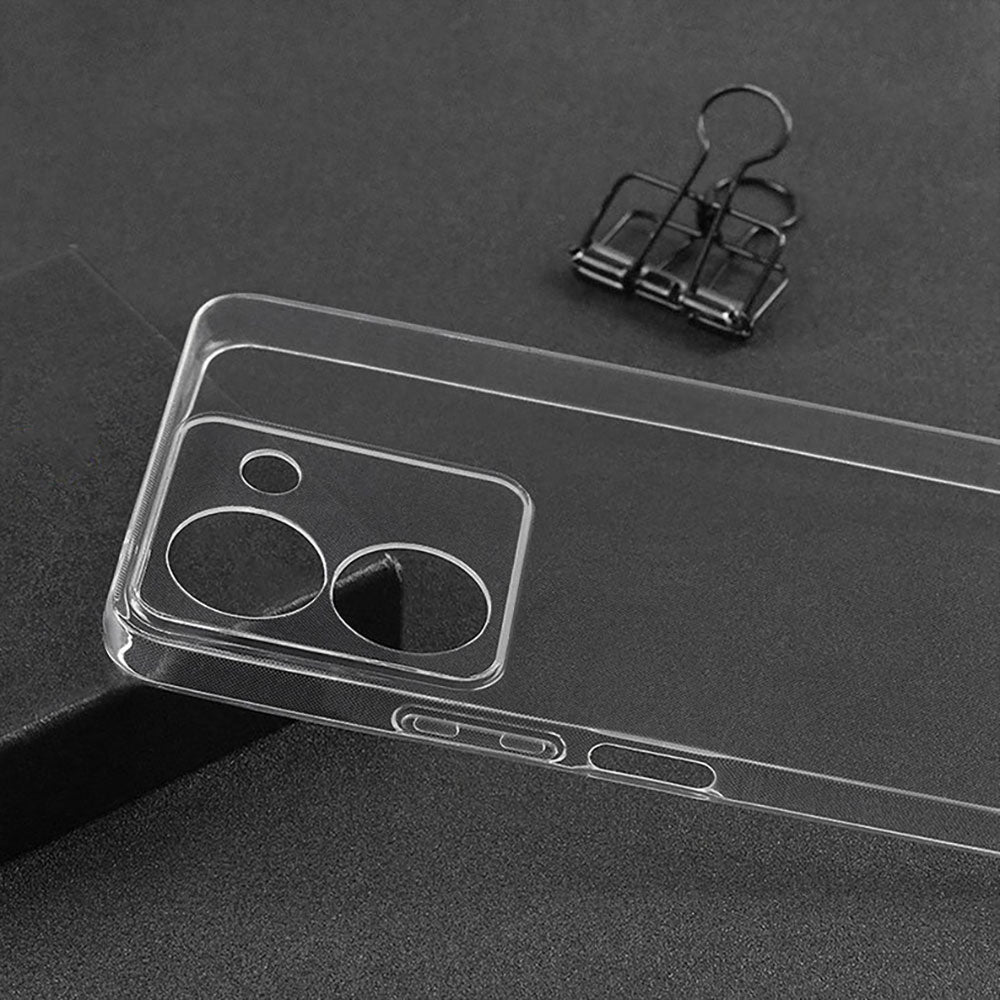 Vivo Y36 4G Kılıf Zore Süper Silikon Kapak Renksiz