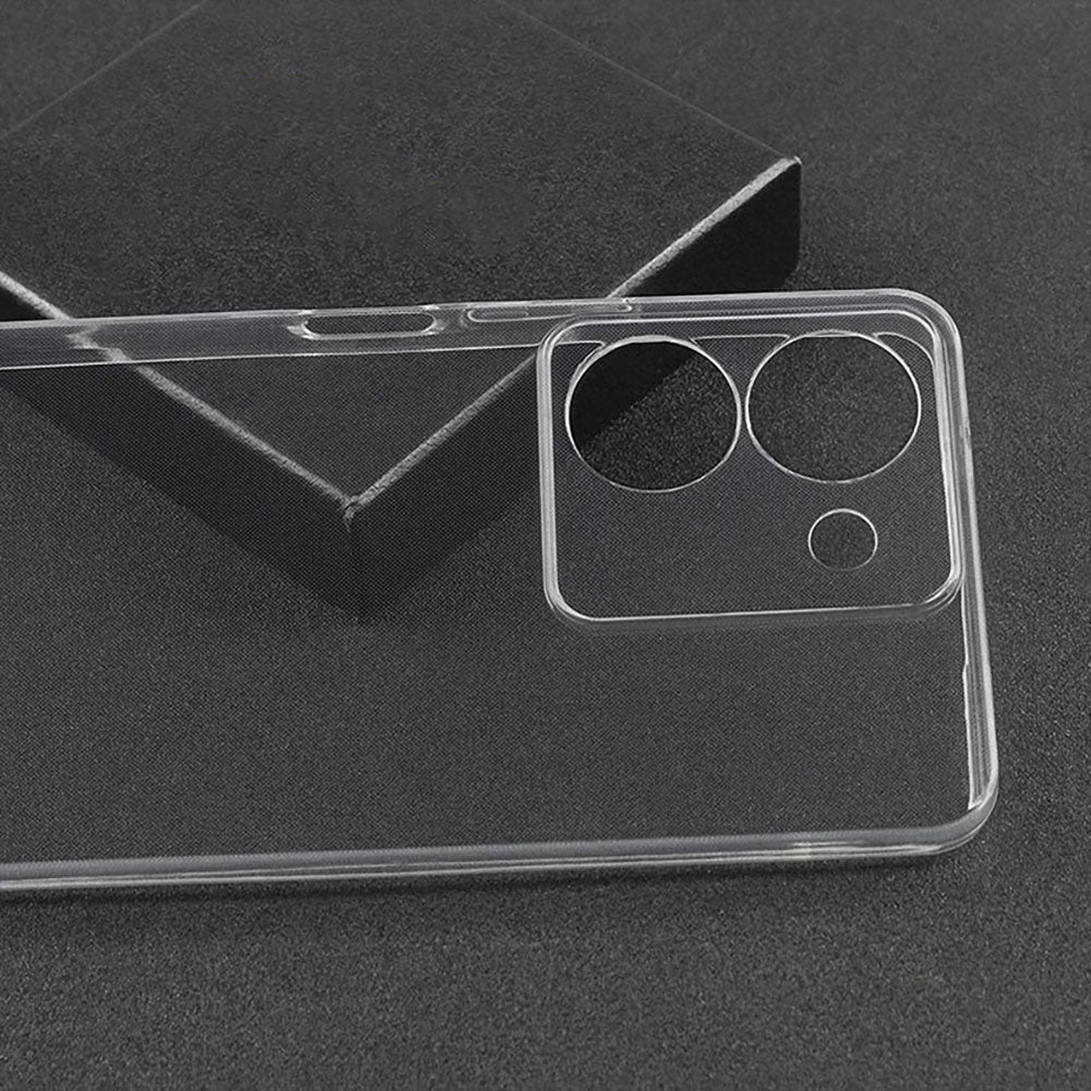 Vivo Y36 4G Kılıf Zore Süper Silikon Kapak Renksiz