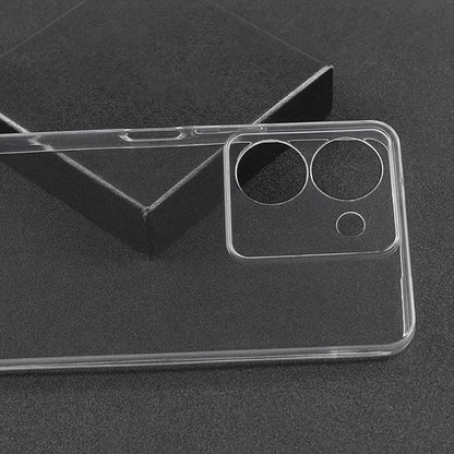 Vivo Y36 4G Kılıf Zore Süper Silikon Kapak Renksiz