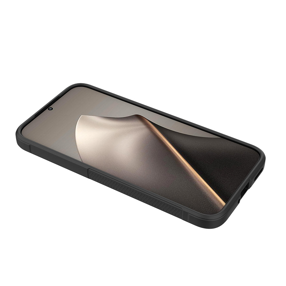 Xiaomi 15T Kılıf Esnek TPU Oyuklu Arka Yüzey Tasarımlı Zore Etnik Silikon Kapak Siyah