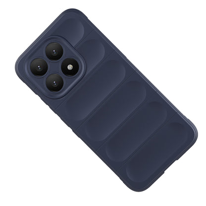 Xiaomi 15T Kılıf Esnek TPU Oyuklu Arka Yüzey Tasarımlı Zore Etnik Silikon Kapak Koyu Yeşil