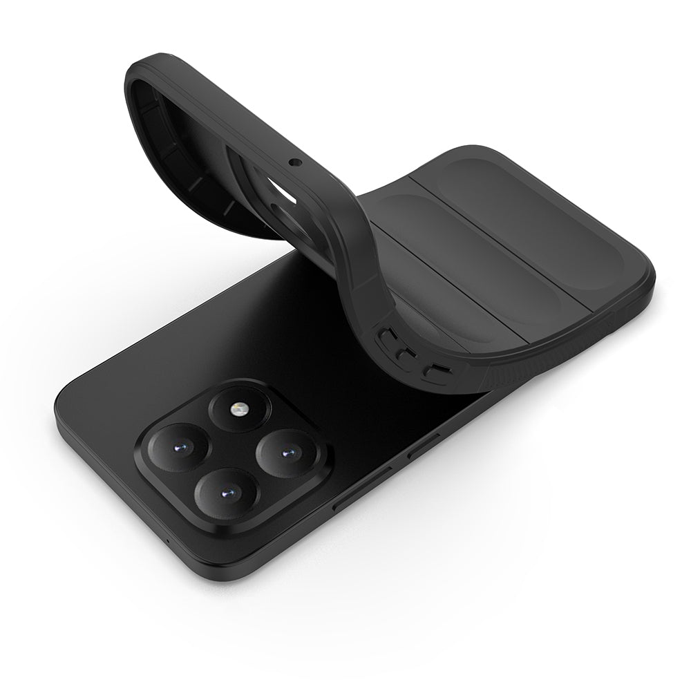 Xiaomi 15T Kılıf Esnek TPU Oyuklu Arka Yüzey Tasarımlı Zore Etnik Silikon Kapak Siyah