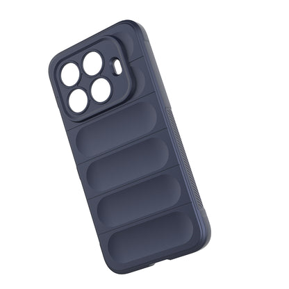 Xiaomi 15T Pro Kılıf Esnek TPU Oyuklu Arka Yüzey Tasarımlı Zore Etnik Silikon Kapak Koyu Yeşil