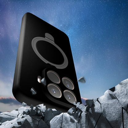 Xiaomi 15T Pro Kılıf M-safe Şarj Özellikli Standlı Zore Samara Kapak Lacivert