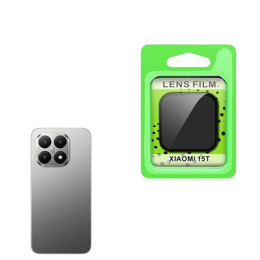 Xiaomi 15T Zore CL-07 Kamera Lens Koruyucu Siyah