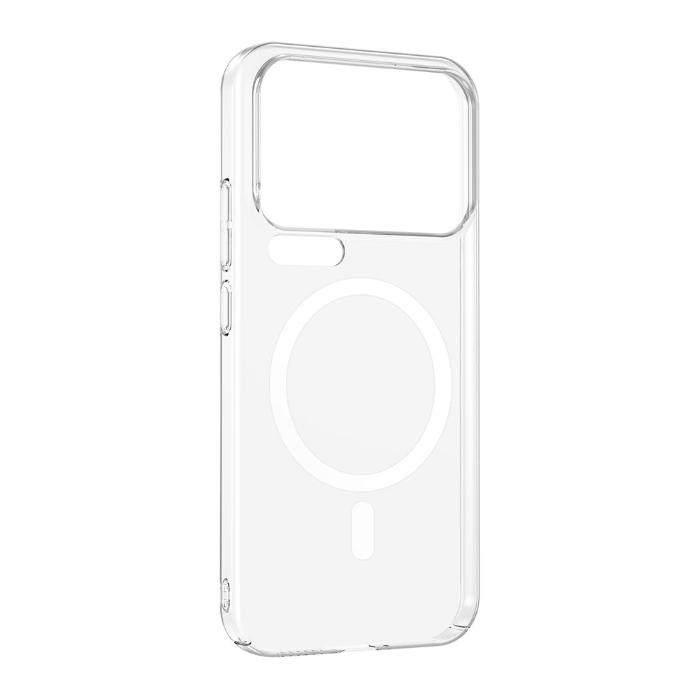 Xiaomi 17 Pro Max Kamera Korumalı M-Safe Şarj Özellikli Şeffaf Zore London Sert PC Kapak