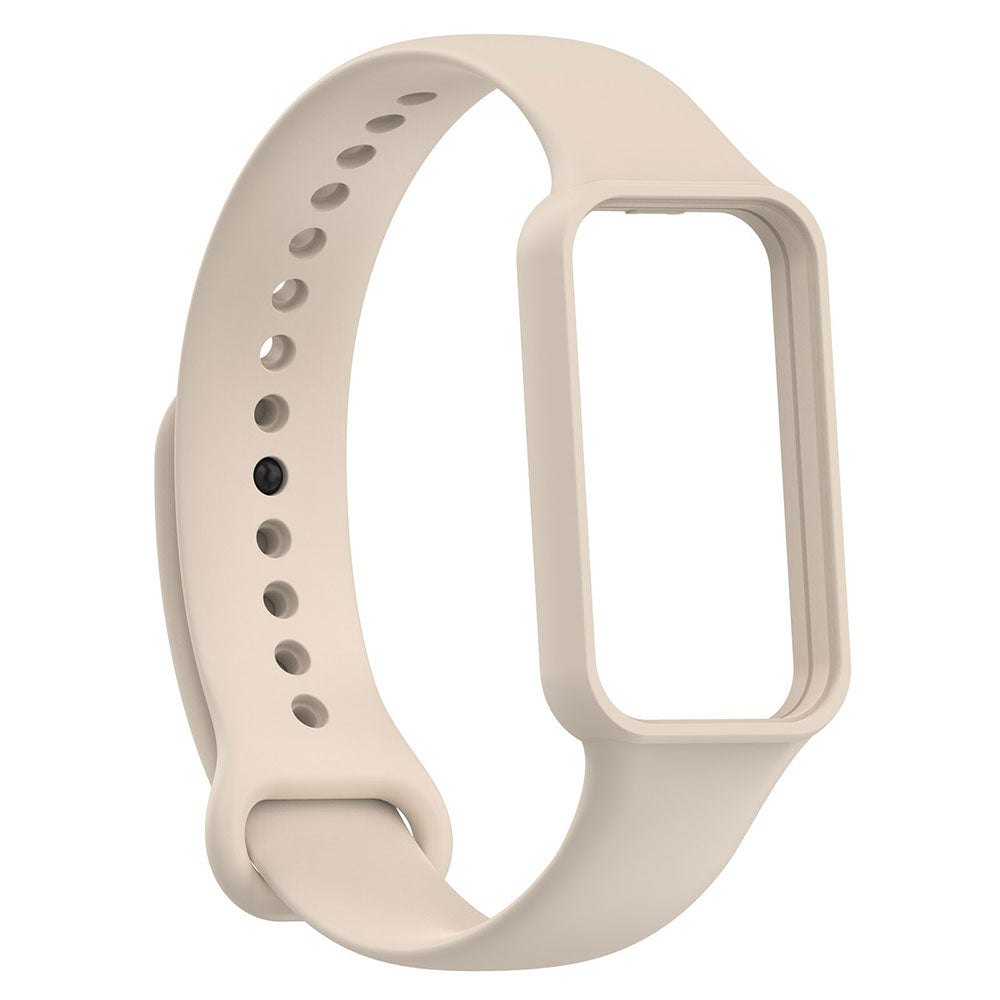 Xiaomi Amazfit Band 7 Zore KRD-87 Silikon Kordon Krem