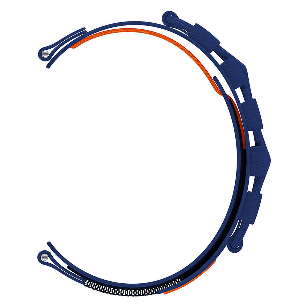 Xiaomi Amazfit Pace Zore KRD-112 22mm Orbital Örgülü Halat Tasarımlı Naylon Kumaş Hasır Kordon Yeşil