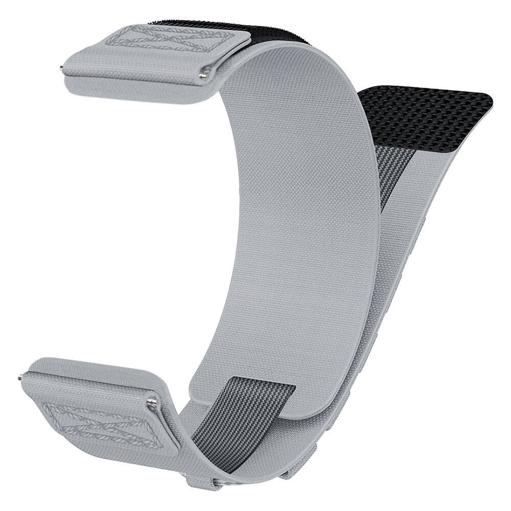 Xiaomi Amazfit Pace Zore KRD-112 22mm Orbital Örgülü Halat Tasarımlı Naylon Kumaş Hasır Kordon Yeşil