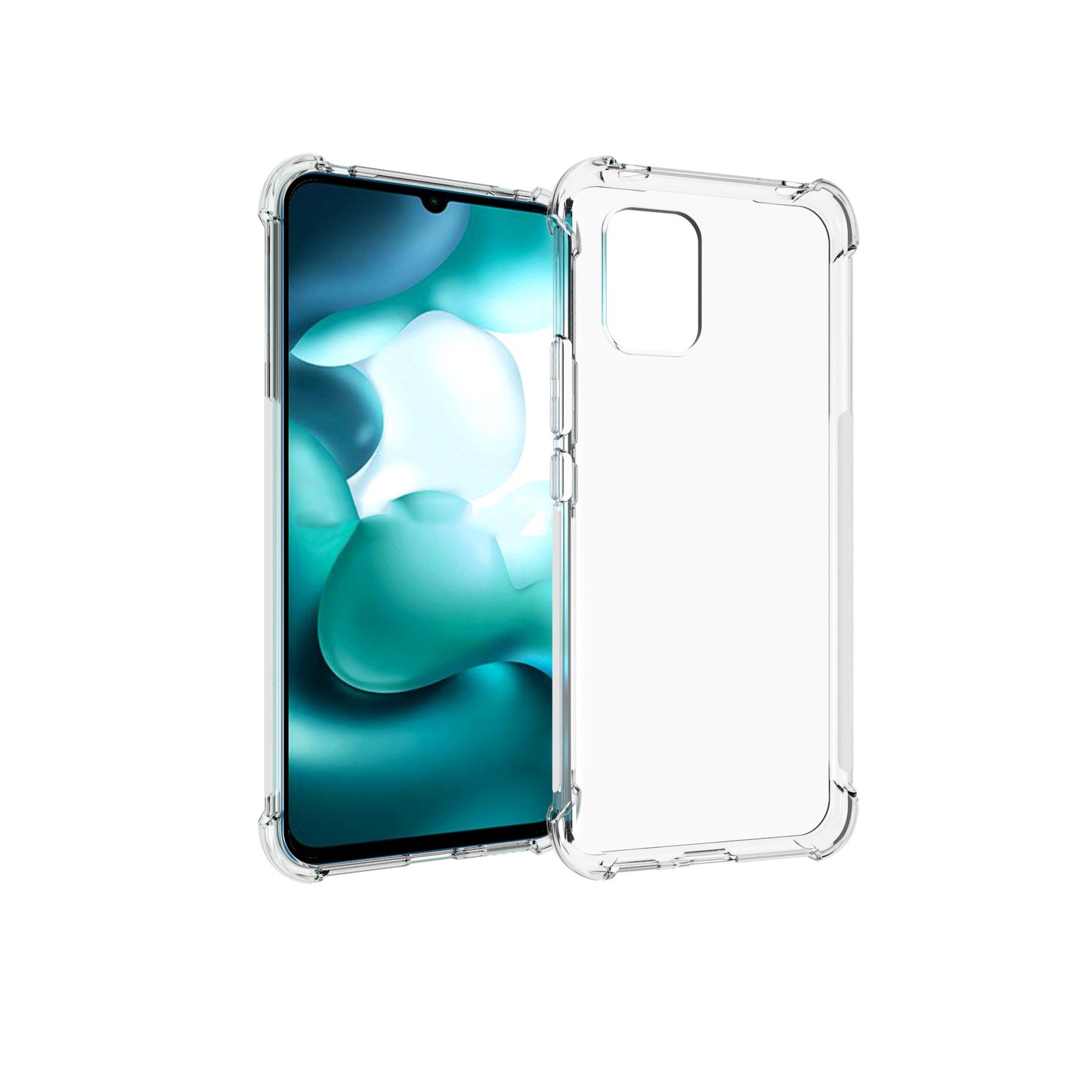 Xiaomi Mi 10 Lite Kılıf Zore Nitro Anti Shock Silikon Renksiz