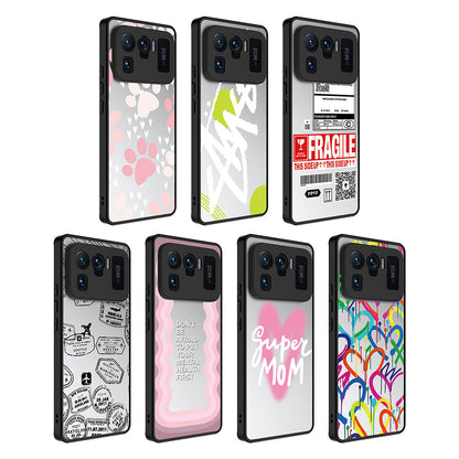 Xiaomi Mi 11 Ultra Kılıf Aynalı Desenli Kamera Korumalı Parlak Zore Mirror Kapak Kalp