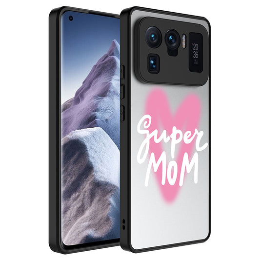 Xiaomi Mi 11 Ultra Kılıf Aynalı Desenli Kamera Korumalı Parlak Zore Mirror Kapak Süper Anne