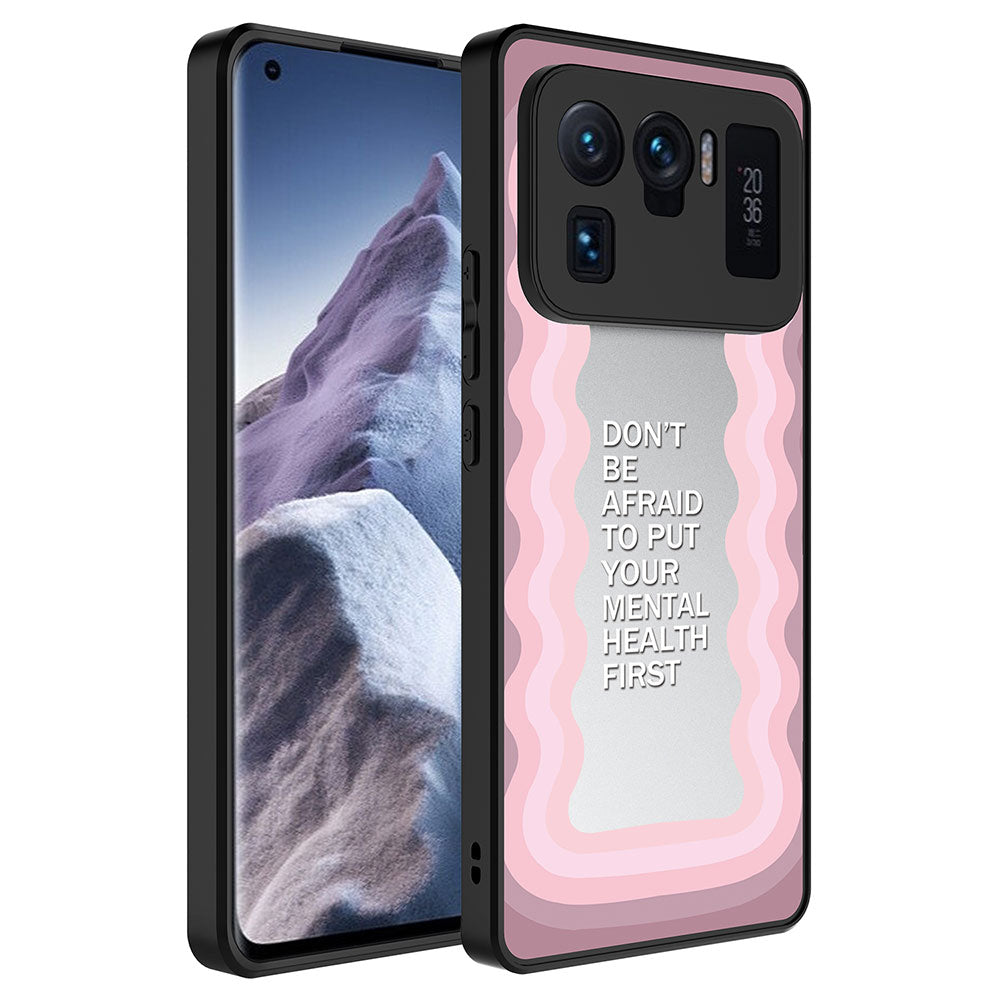 Xiaomi Mi 11 Ultra Kılıf Aynalı Desenli Kamera Korumalı Parlak Zore Mirror Kapak Ayna