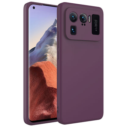 Xiaomi Mi 11 Ultra Kılıf Zore Mara Lansman Kapak Koyu Mor