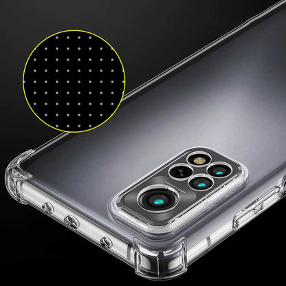 Xiaomi Mi 12T Kılıf Zore Kamera Korumalı Nitro Anti Shock Silikon Renksiz