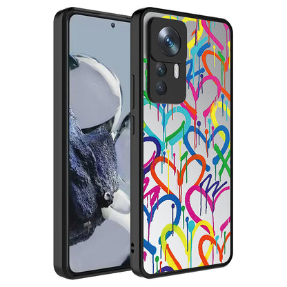 Xiaomi Mi 12T Pro Kılıf Aynalı Desenli Kamera Korumalı Parlak Zore Mirror Kapak Ayna