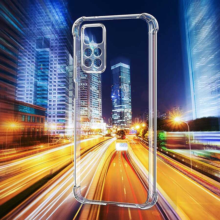 Xiaomi Mi 12T Pro Kılıf Zore Kamera Korumalı Nitro Anti Shock Silikon Renksiz