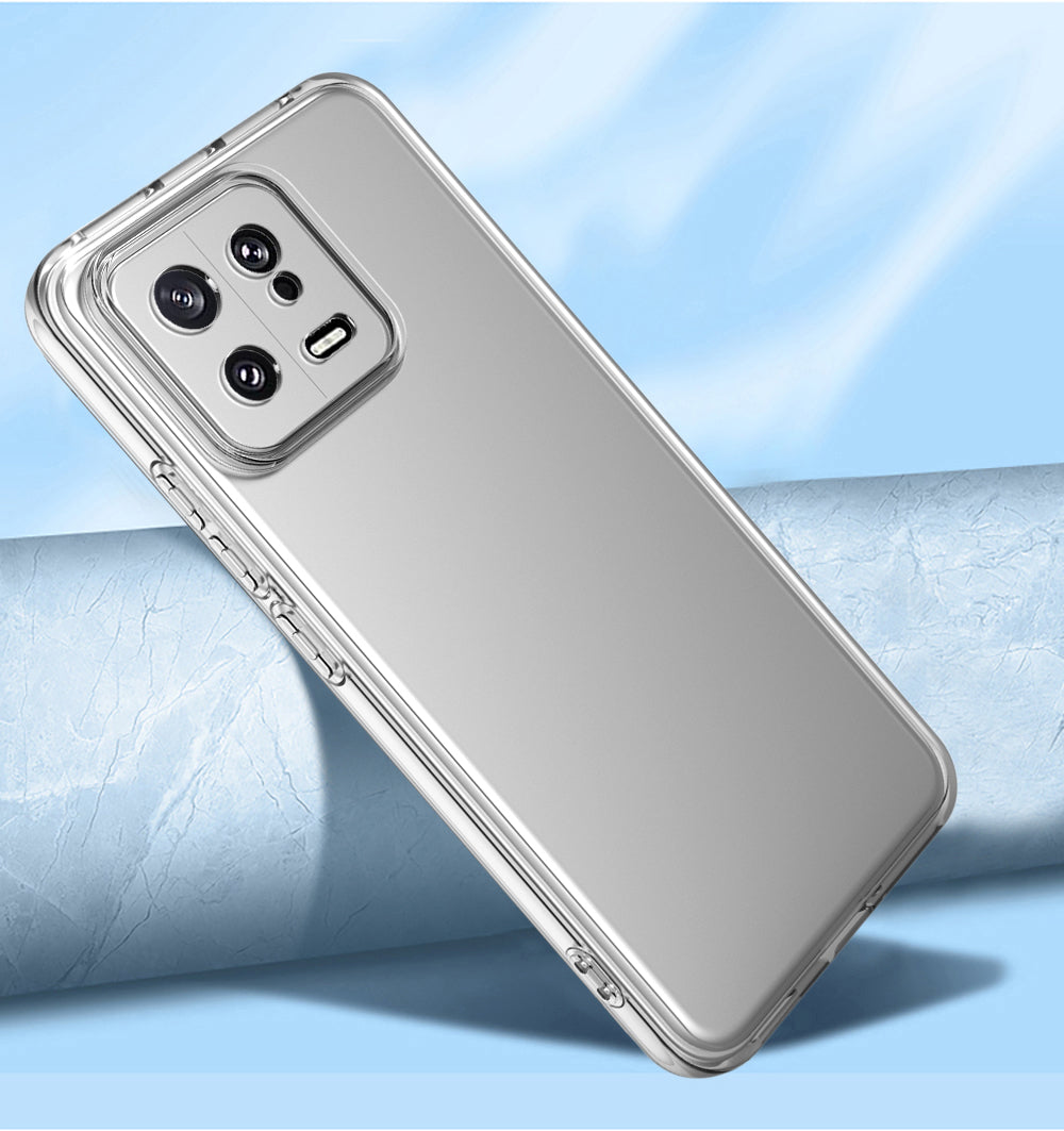 Xiaomi Mi 13 Kılıf Zore Kamera Korumalı Süper Silikon Kapak Renksiz