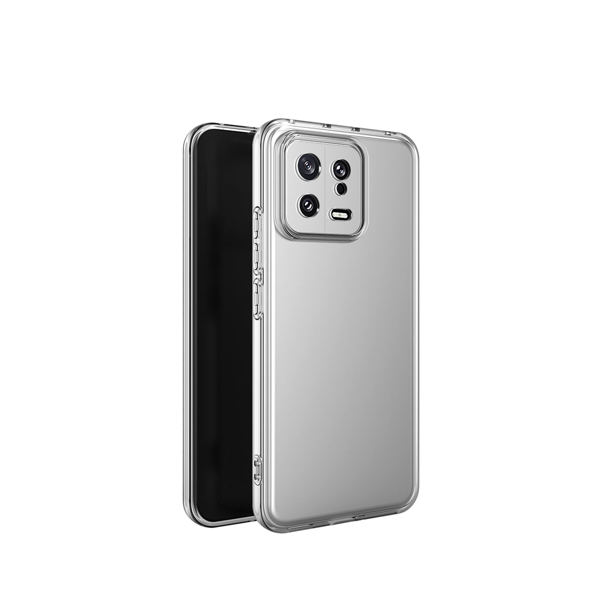 Xiaomi Mi 13 Kılıf Zore Kamera Korumalı Süper Silikon Kapak Renksiz