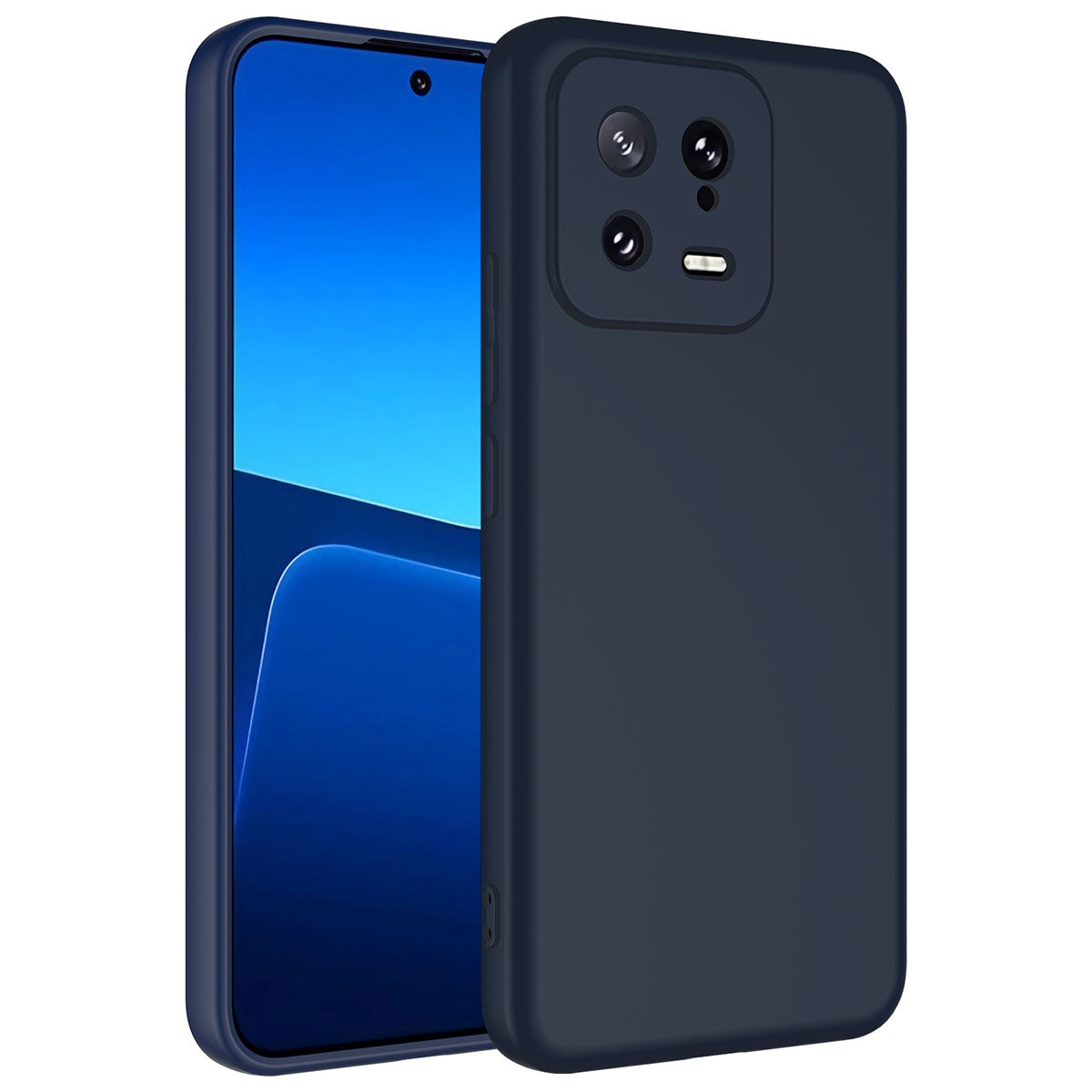 Xiaomi Mi 13 Kılıf Zore Mara Lansman Kapak Lacivert