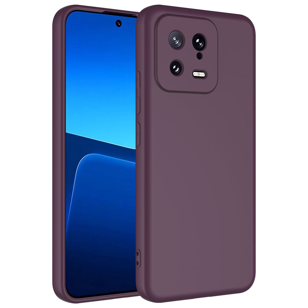 Xiaomi Mi 13 Kılıf Zore Mara Lansman Kapak Koyu Mor