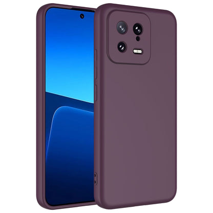 Xiaomi Mi 13 Kılıf Zore Mara Lansman Kapak Koyu Mor