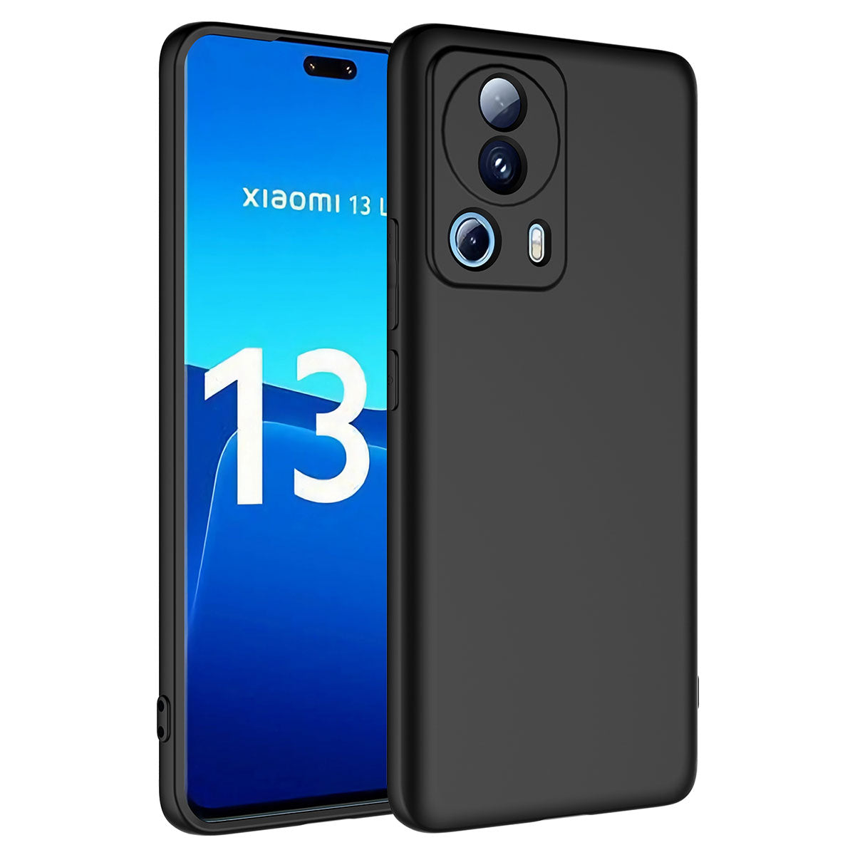 Xiaomi Mi 13 Lite Kılıf Zore Mara Lansman Kapak Siyah