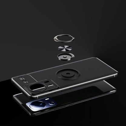 Xiaomi Mi 13 Lite Kılıf Zore Ravel Silikon Kapak Siyah-Mavi