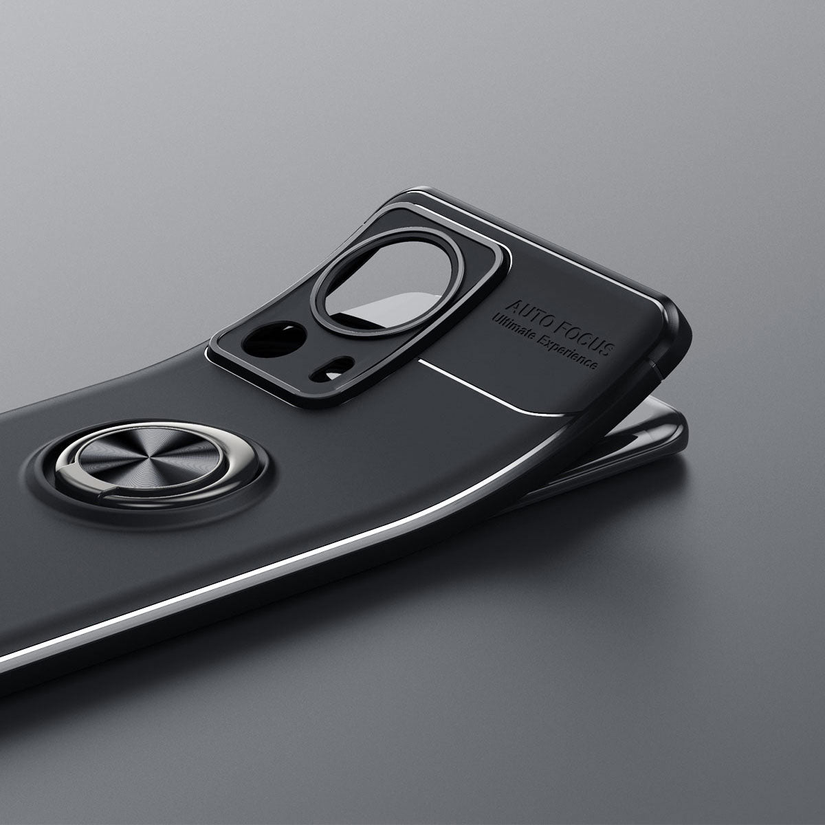 Xiaomi Mi 13 Lite Kılıf Zore Ravel Silikon Kapak Siyah