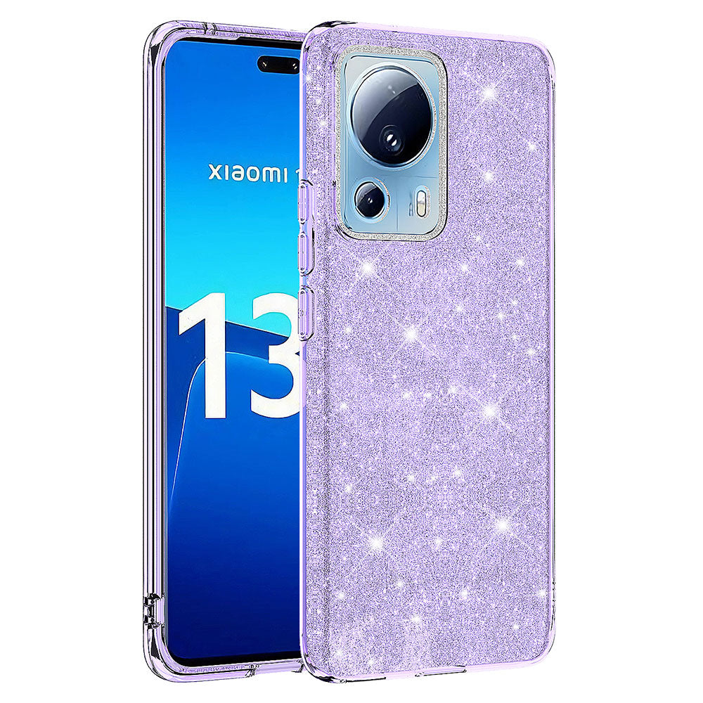 Xiaomi Mi 13 Lite Kılıf Zore Shining Silikon Pembe